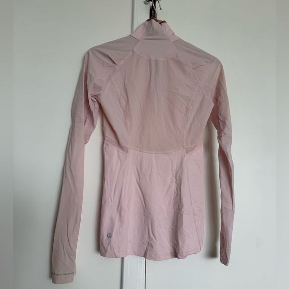 Lululemon Trail Bound 1/2 Zip Long-Sleeve Top - Strawberry Milkshake Size 4 - Picture 3 of 7